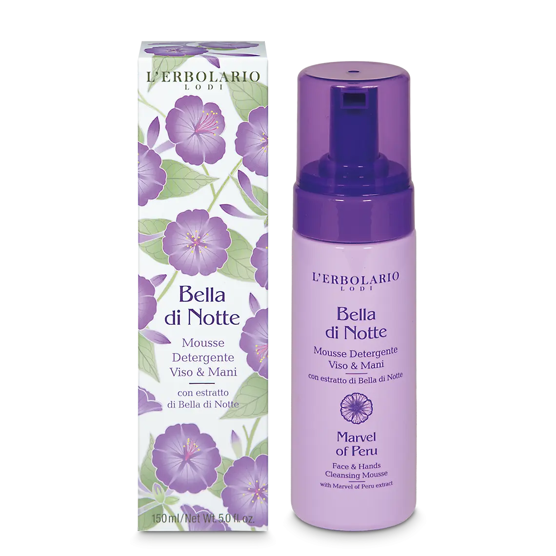 [002.131] Bella di Notte Mousse Detergente Viso & Mani 150ml