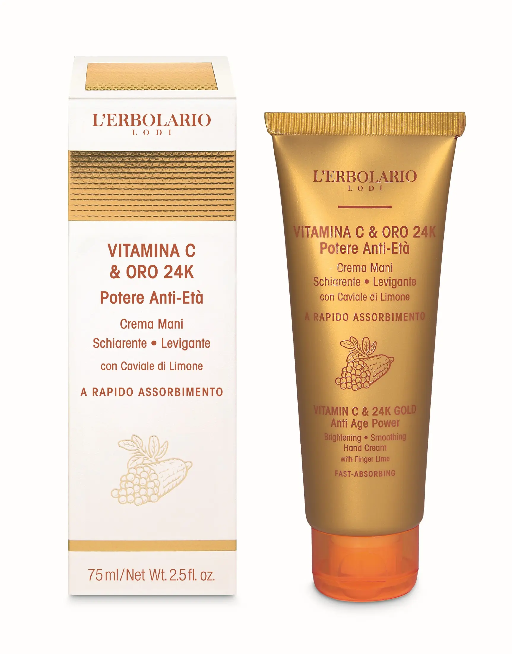 [026.081] Vitamina C & ORO 24K Crema Mani 75ml