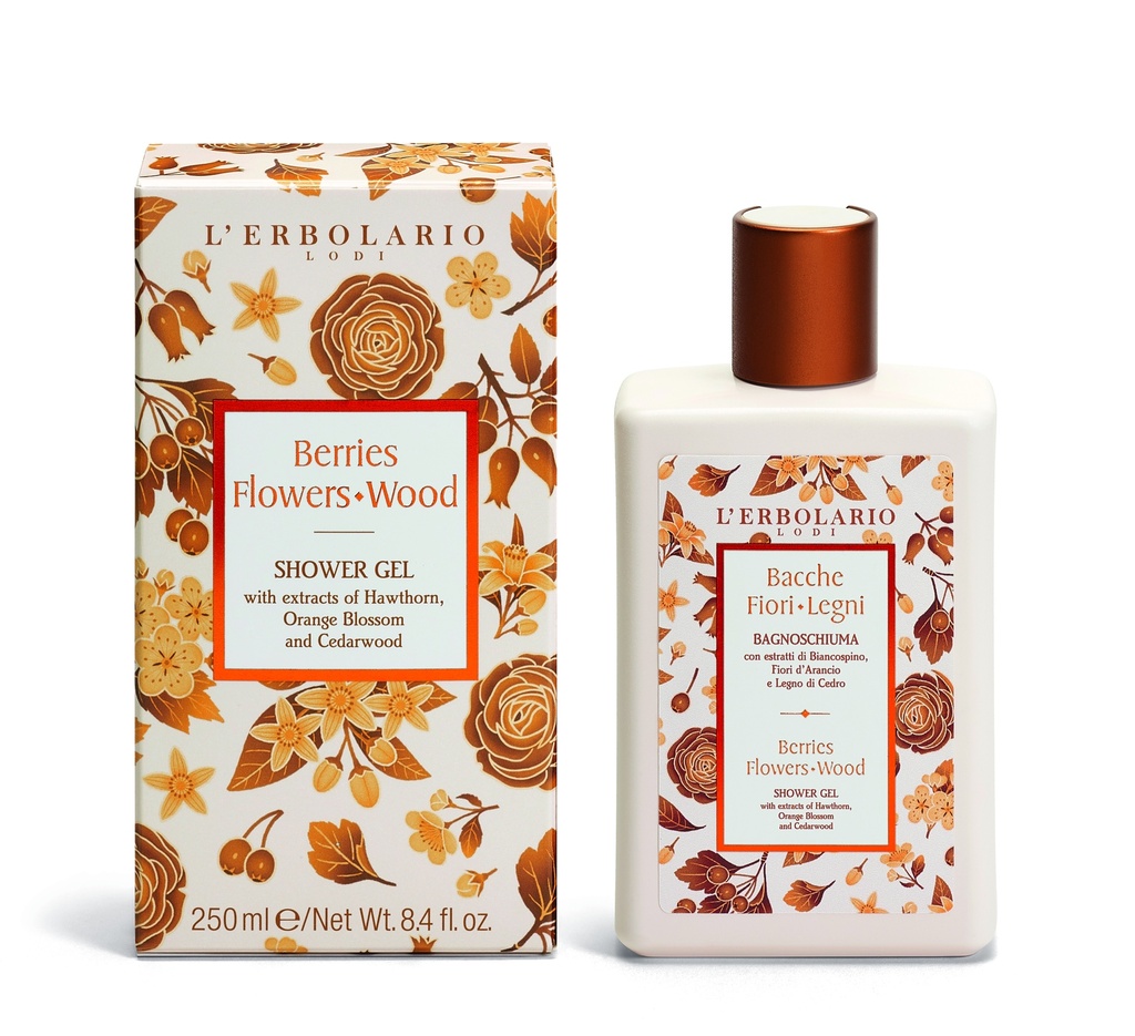 [036.073] Bacche Fiori Legni Bagnoschiuma 250ml