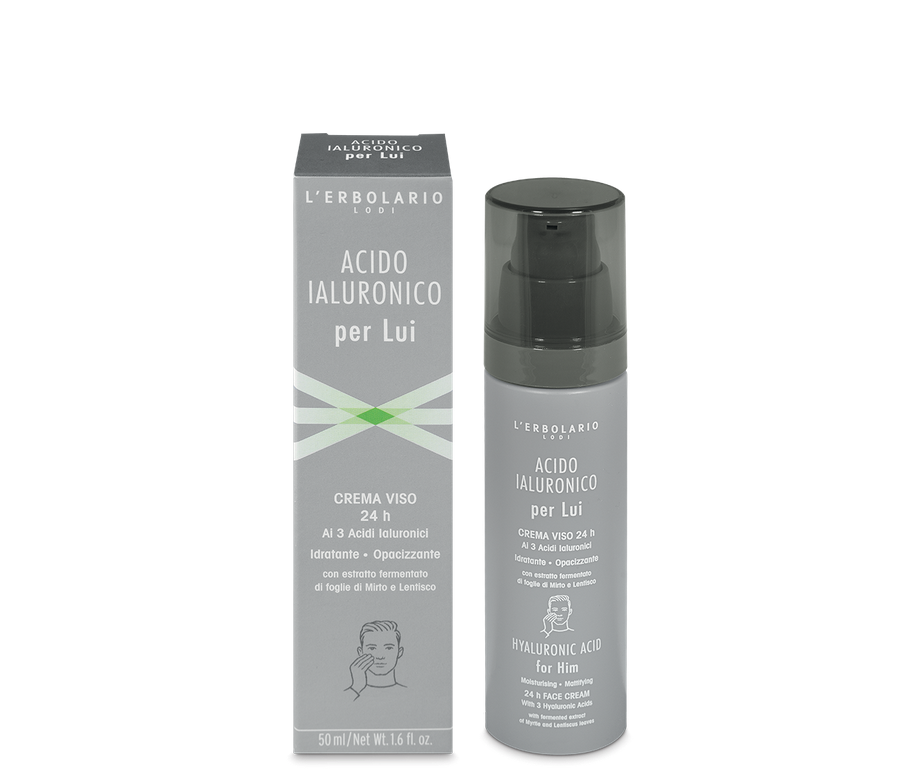 [011.080] Acido Ialuronico per Lui Crema Viso 24h 50ml