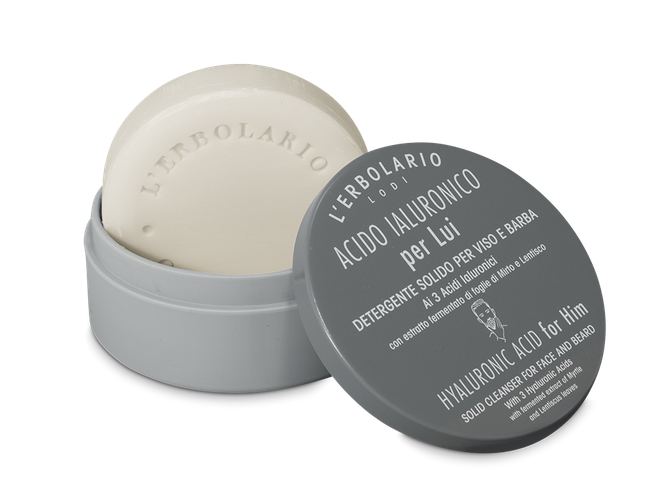 Acido Ialuronico per Lui Detergente Solido 60g